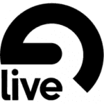 Ableton Live logo icon for music production, live performance, MIDI sequencing, and audio editing software