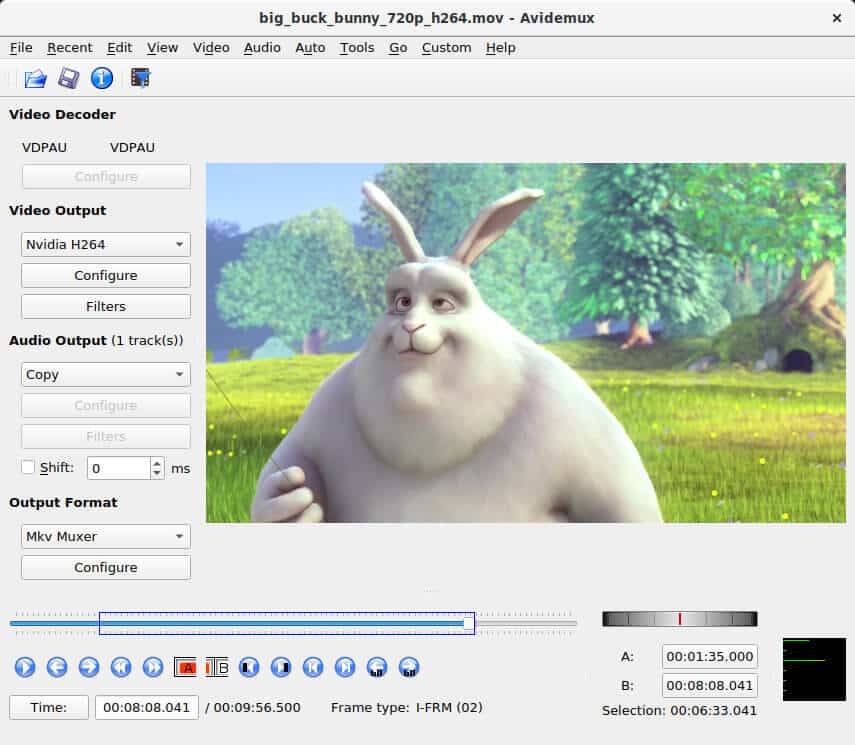 Avidemux download free open-source video editor