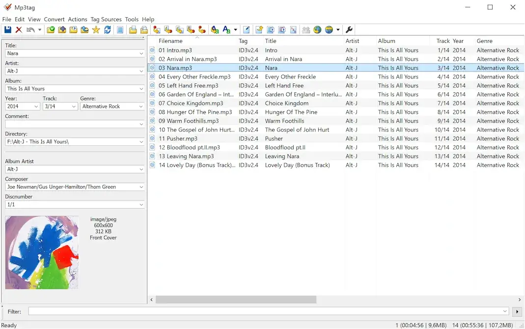Mp3tag 3.33 - Free Music Tag Editor & Audio Metadata Tool 1 Mp3tag - Edit audio metadata tags for MP3, FLAC, and WAV files, and organize music files quickly and easily.