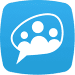 Paltalk logo icon for live video chat rooms, group video calls, and an online social messaging platform