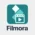 Wondershare Filmora logo – Video editing software for YouTube and content creators